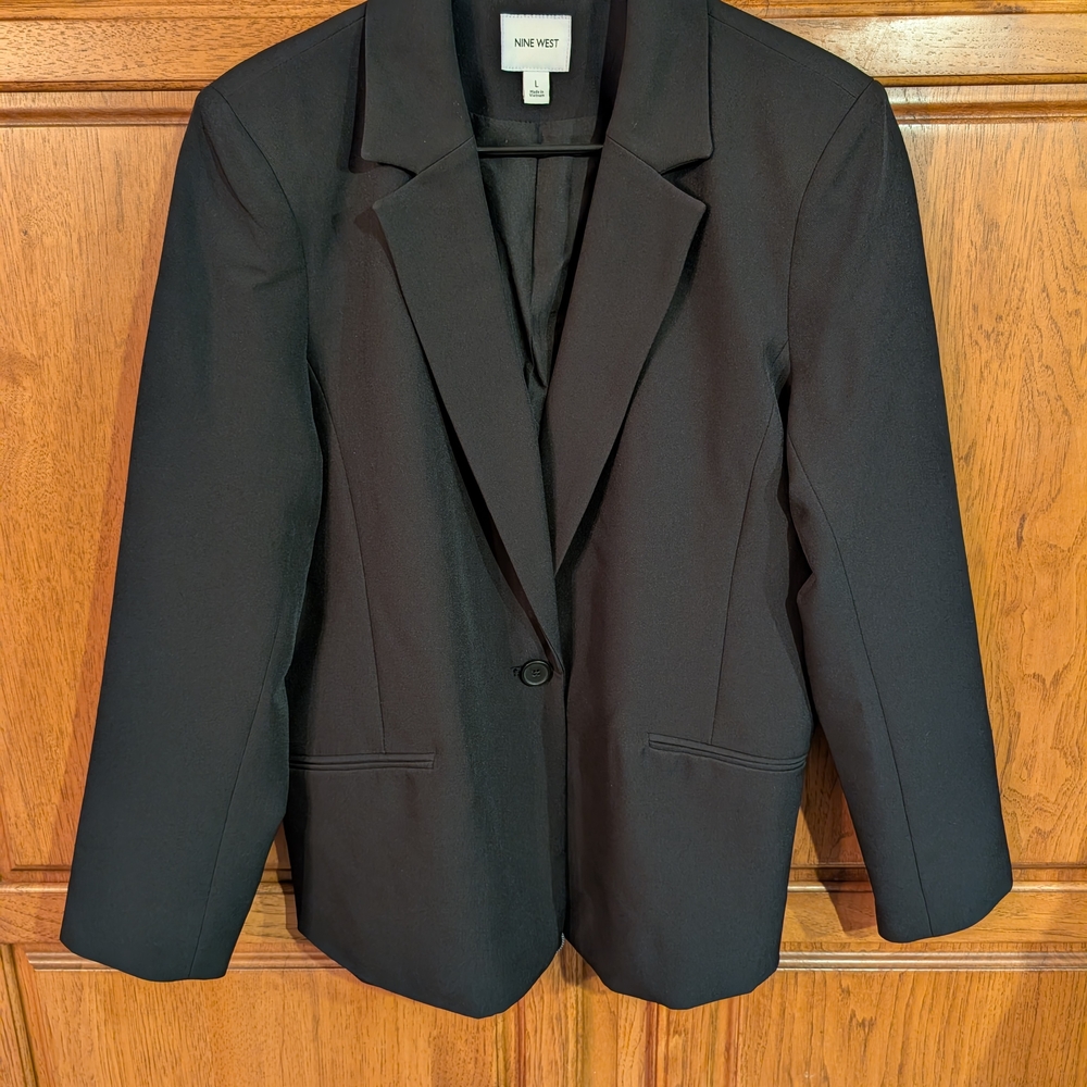 Nine West Women's Classic Black Blazer